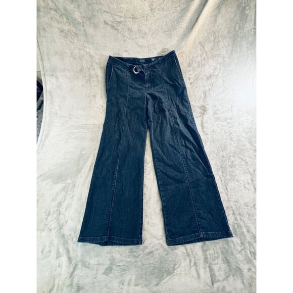 J. Jill Jeans Women's 12 Blue Dark wash Denim Full Leg Metropolitan - Picture 1 of 11